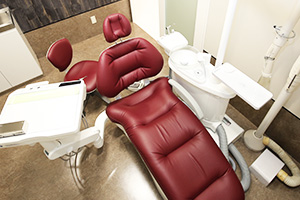 個室空間の治療コーナーもあり さくら 南草津の歯医者